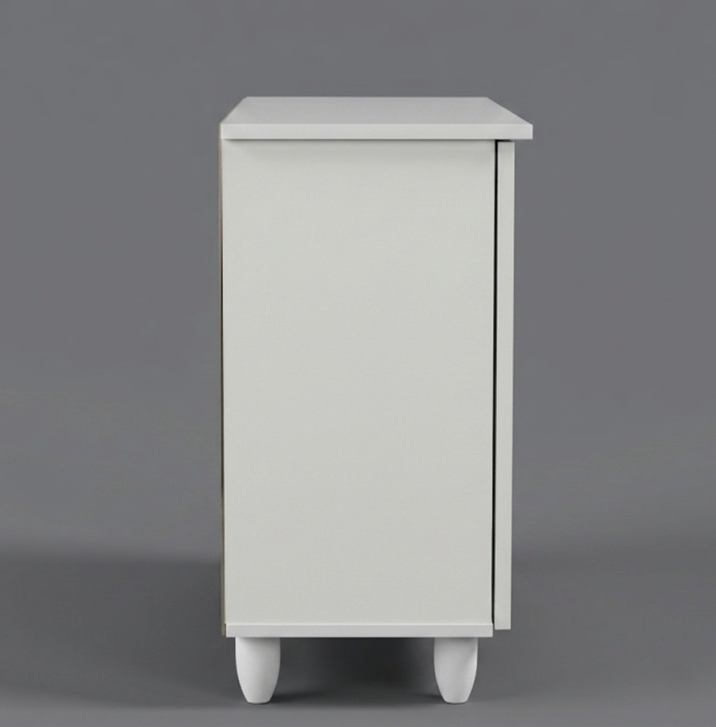 KAIRA 2 DOOR SHOE RACK ALL WHITE