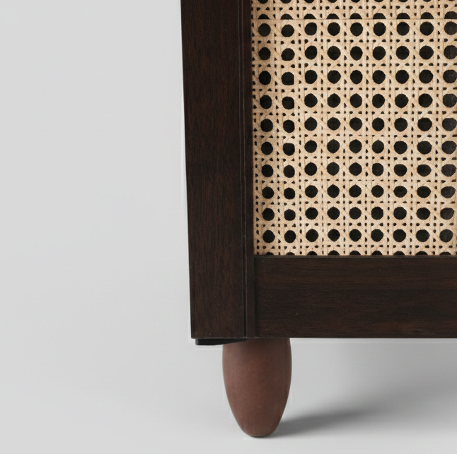 Kaira 2 Door Shoe Rack Wenge New