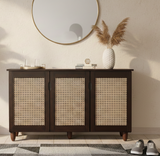 Cyra 3 Door Shoe Rack Wenge New