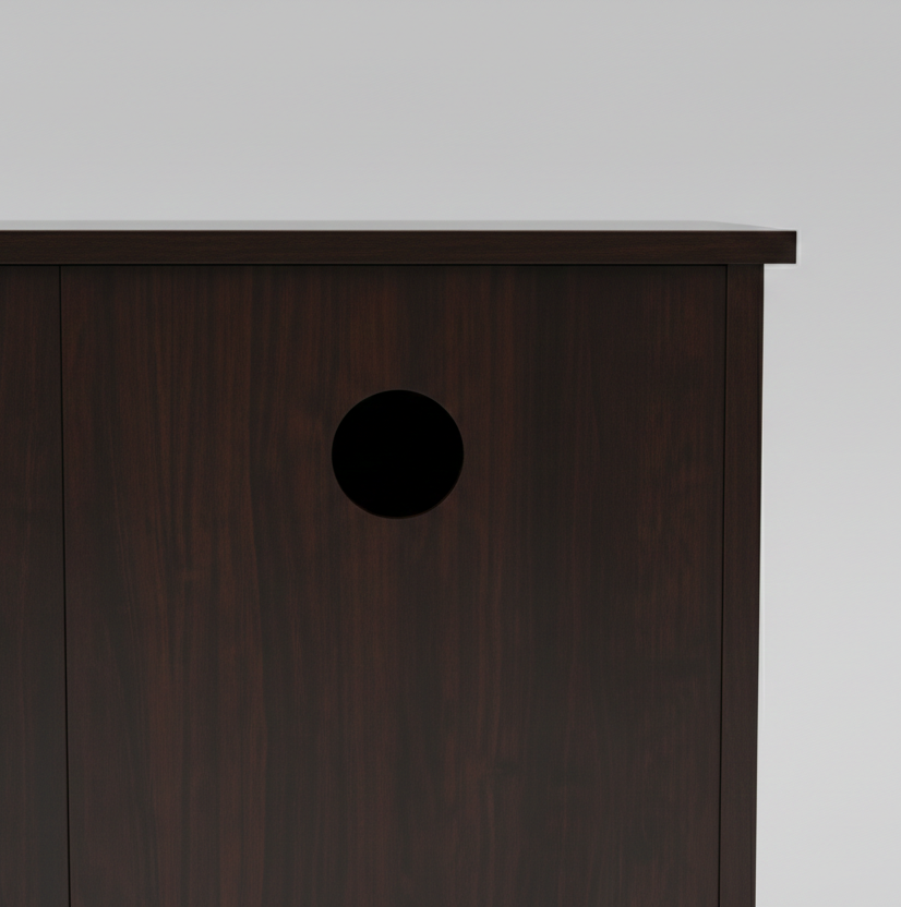 Cyra 3 Door Shoe Rack Wenge New