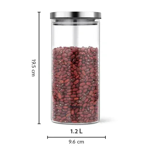 Borosil Classic Glass Jar 1200Ml - HomeTown