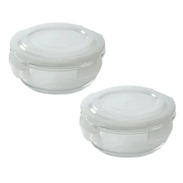 Borosil Daisy Lunch Box Set Of 4 - HomeTown