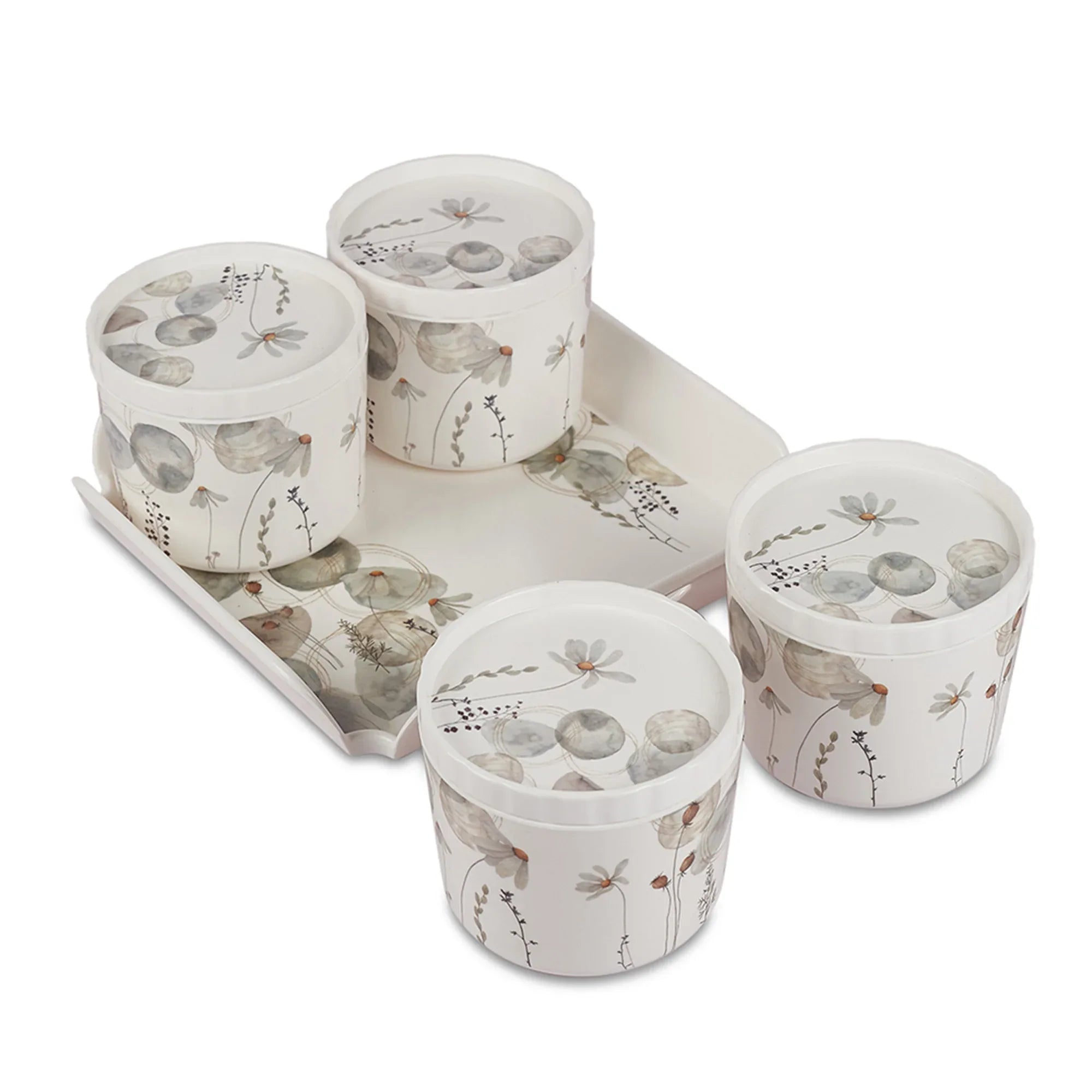 Zinnea Melamine Serving Set of 5 in Multi Colour by Servewell - HomeTown