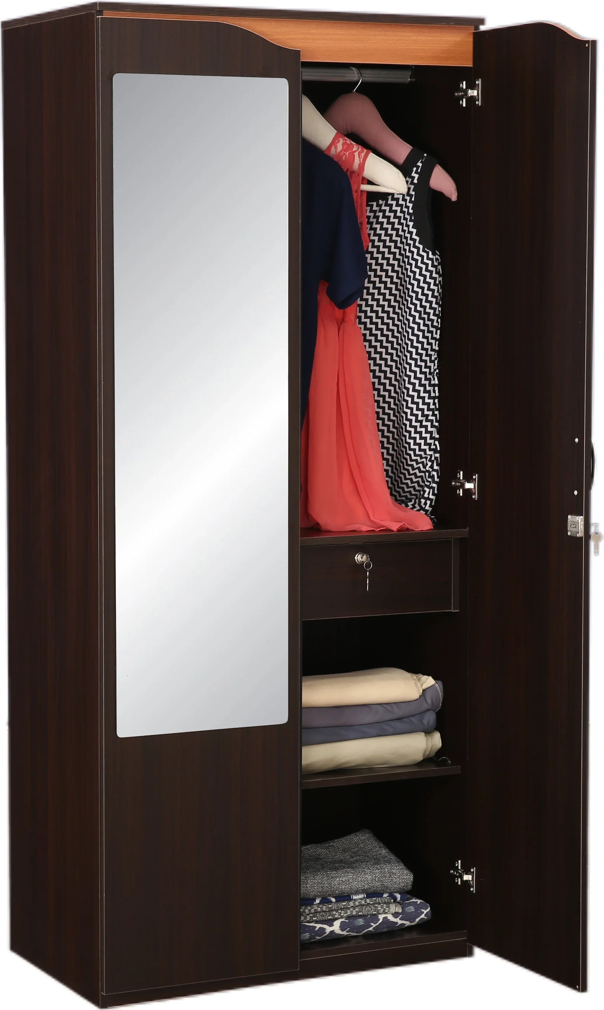 Swirl Two door Wardrobe - HomeTown