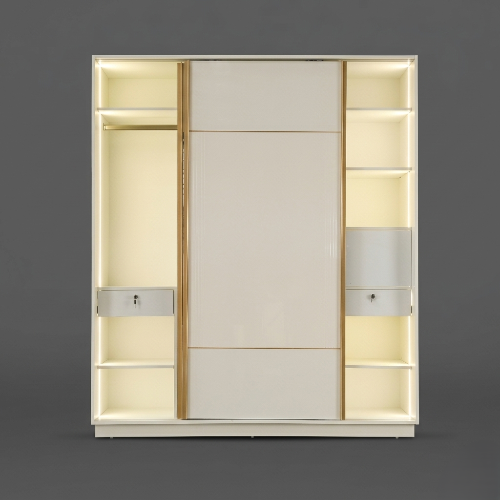 Snowcrest 2 Door Sliding Wardrobe