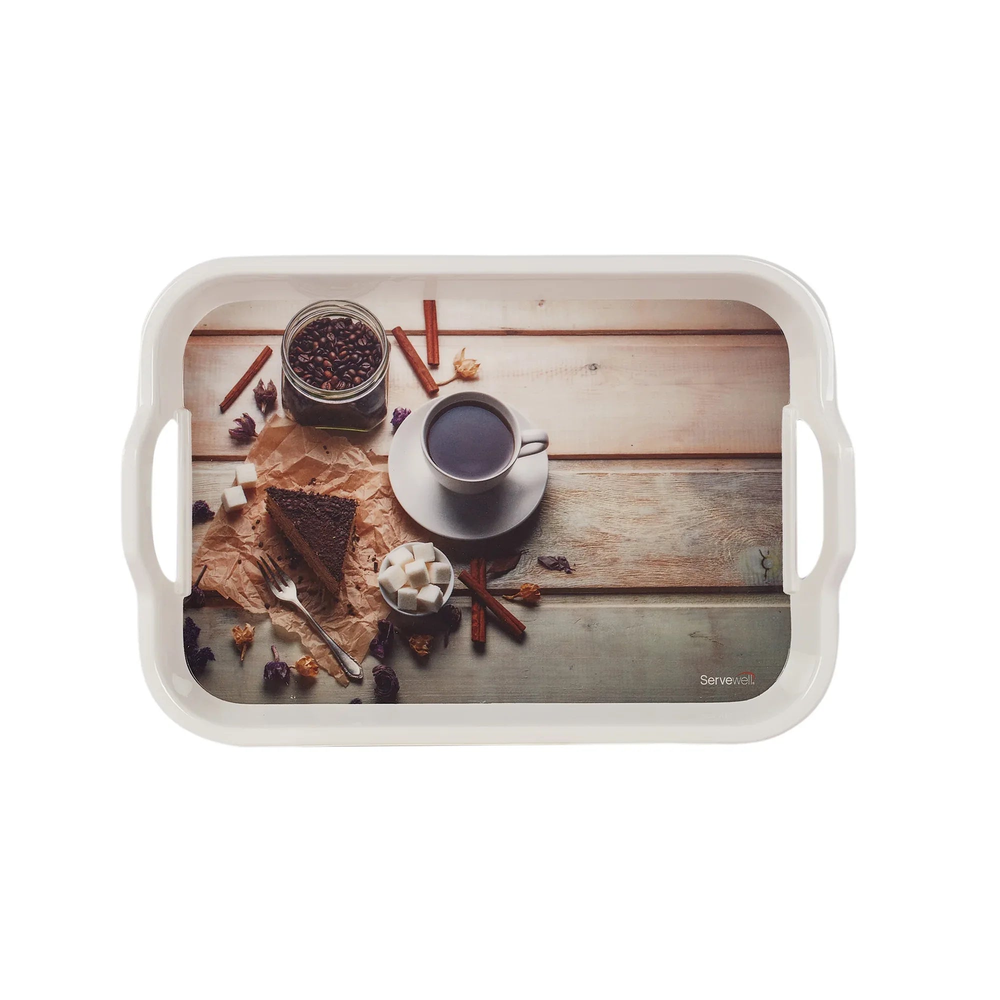 Handy Melamine Tray Set of 3 in Multi Colour - HomeTown