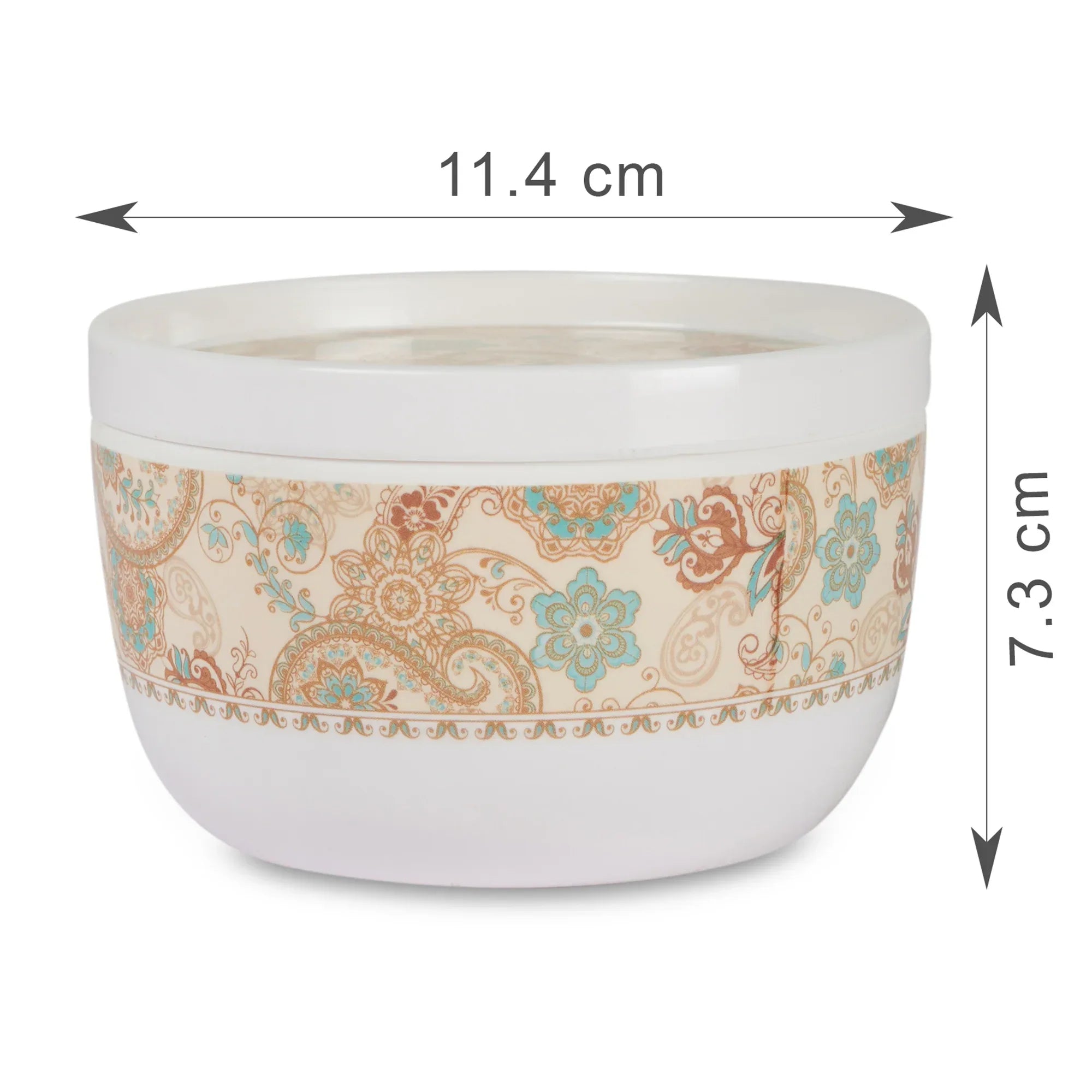 Badami Melamine AirTight Jar Set Of 2 in Multi Colour - HomeTown