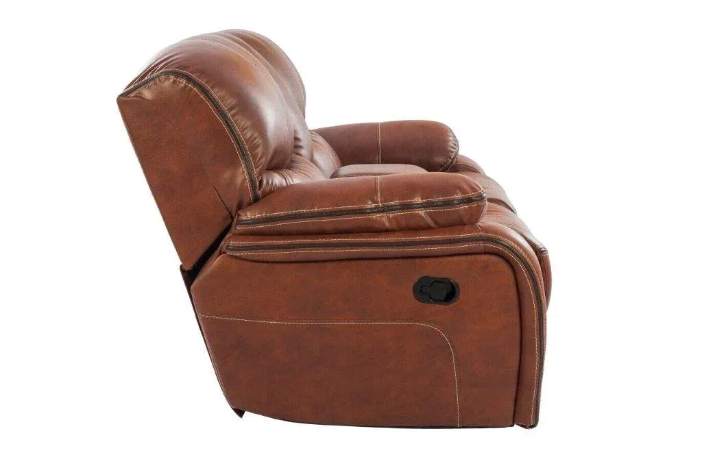Tigris Leatherette Recliner In Brown Colour - HomeTown
