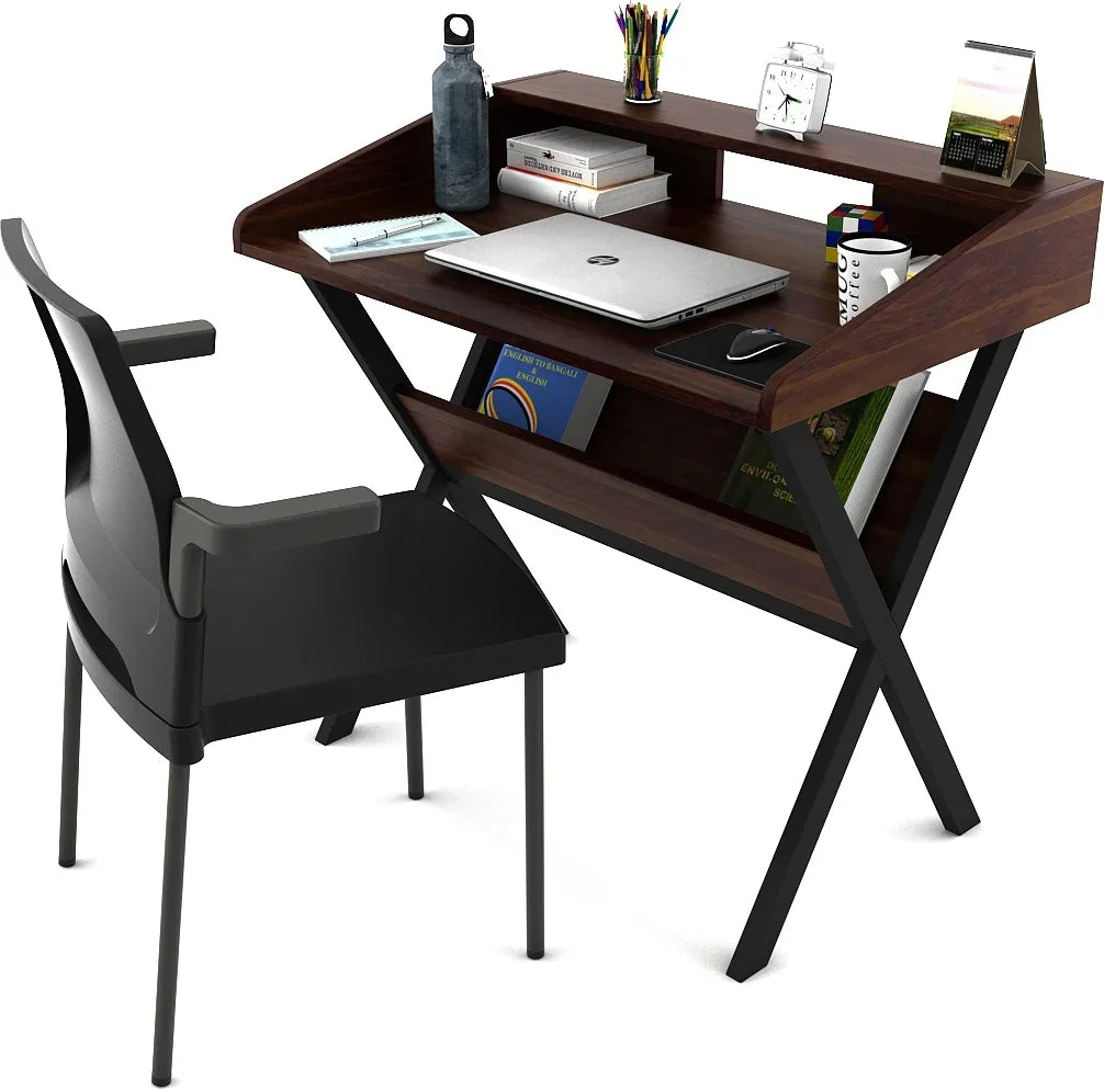 Victory Study Table in Natural Sheesham Colour - HomeTown