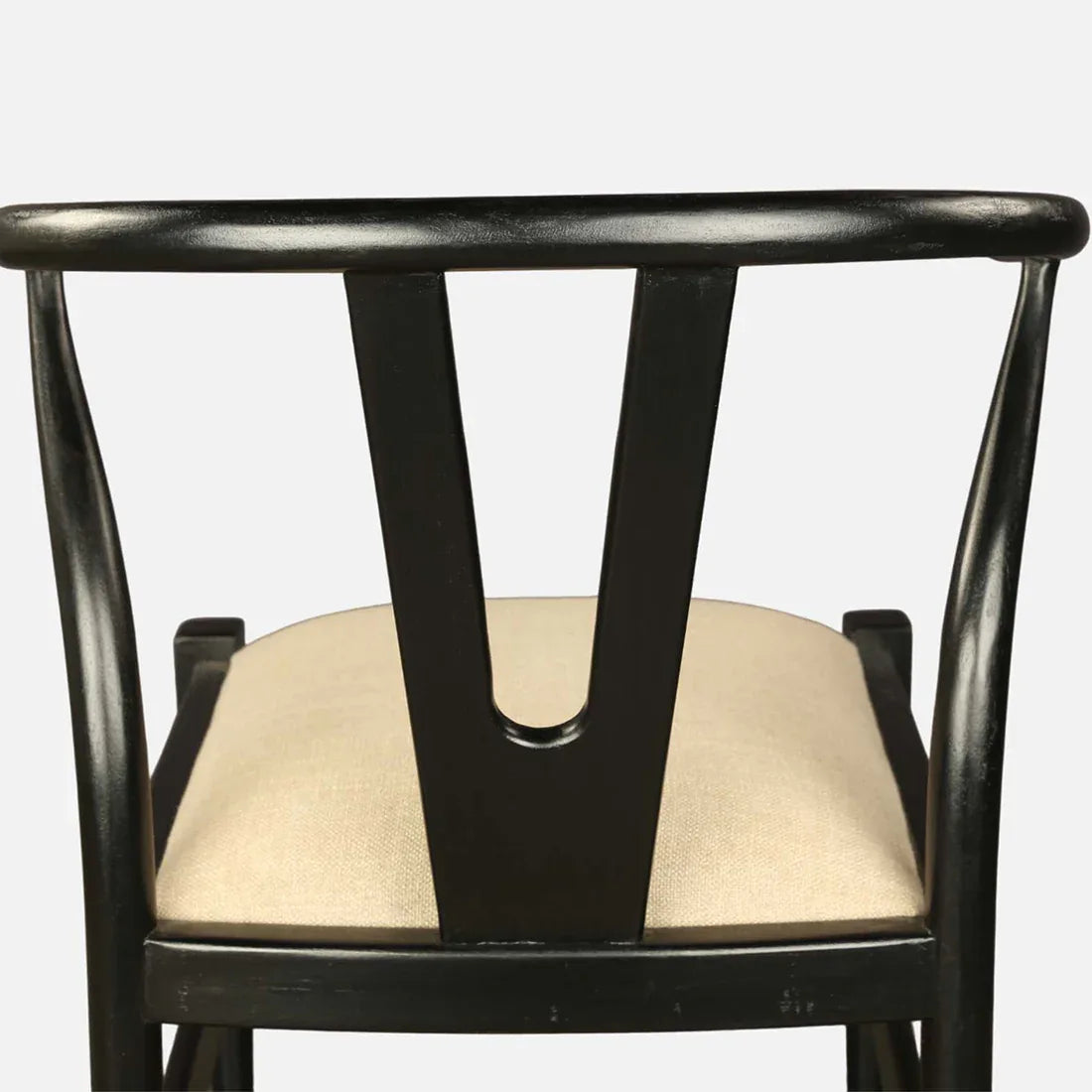 Kira Solidwood Wishbone Chair in Walnut Colour - HomeTown