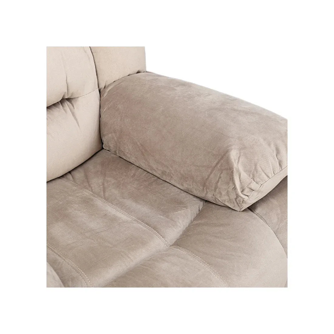 Bradford Fabric Single Seater Recliner in Beige Colour - HomeTown