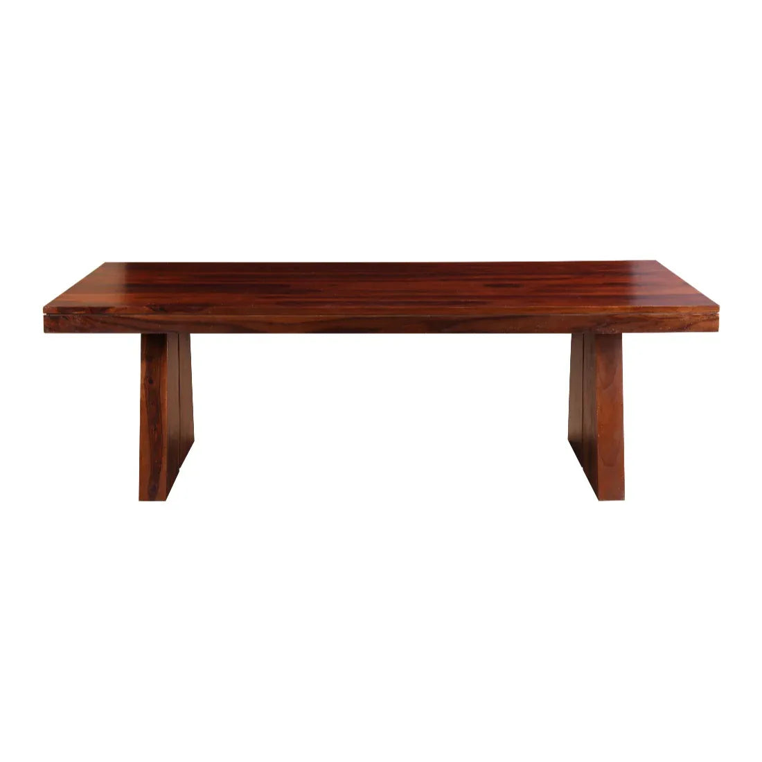 Austin Sheesham Wood(Rosewood) 8 Seater Dining Table in Honey Colour - HomeTown