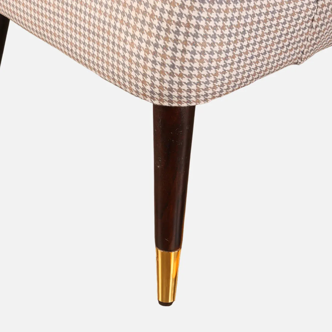 Peony Fabric Arm Chairs in Beige Colour - HomeTown