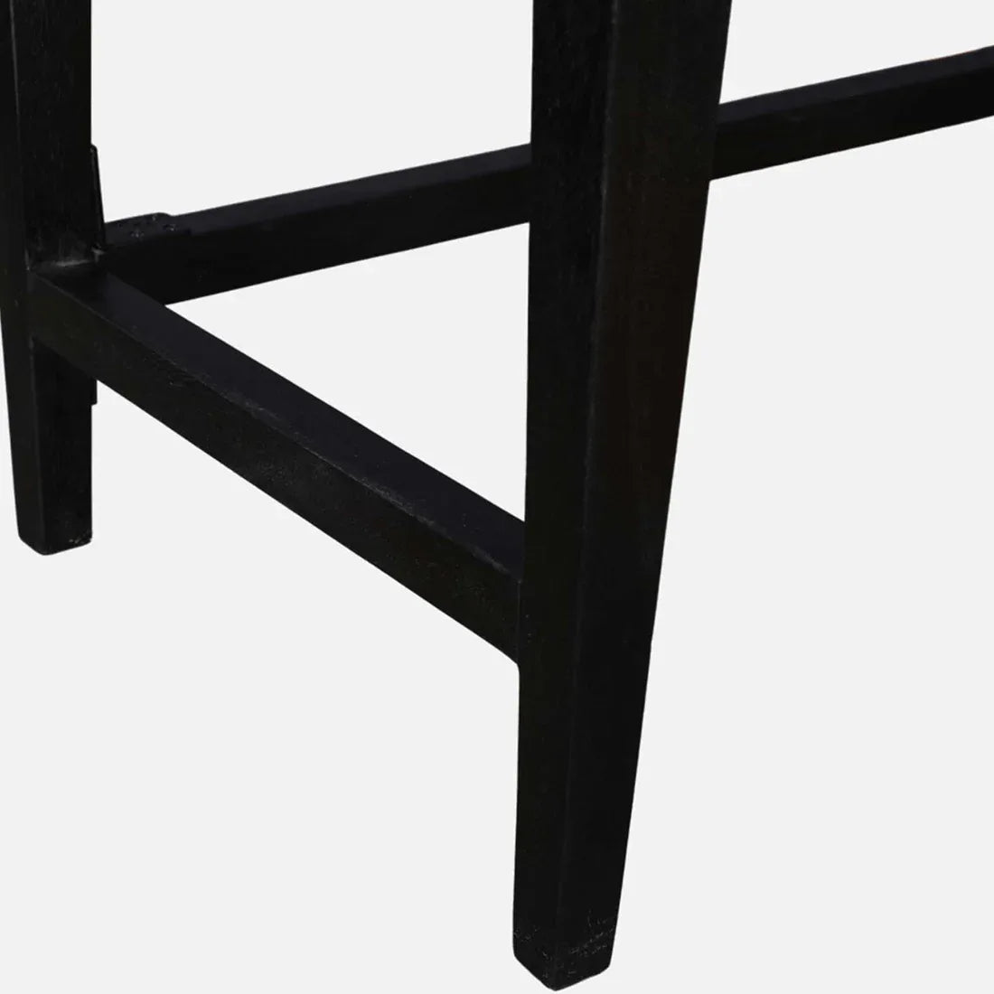 Sven Sheesham Wood(Rosewood) Study Table in Natural Sheesham & Black Colour - HomeTown