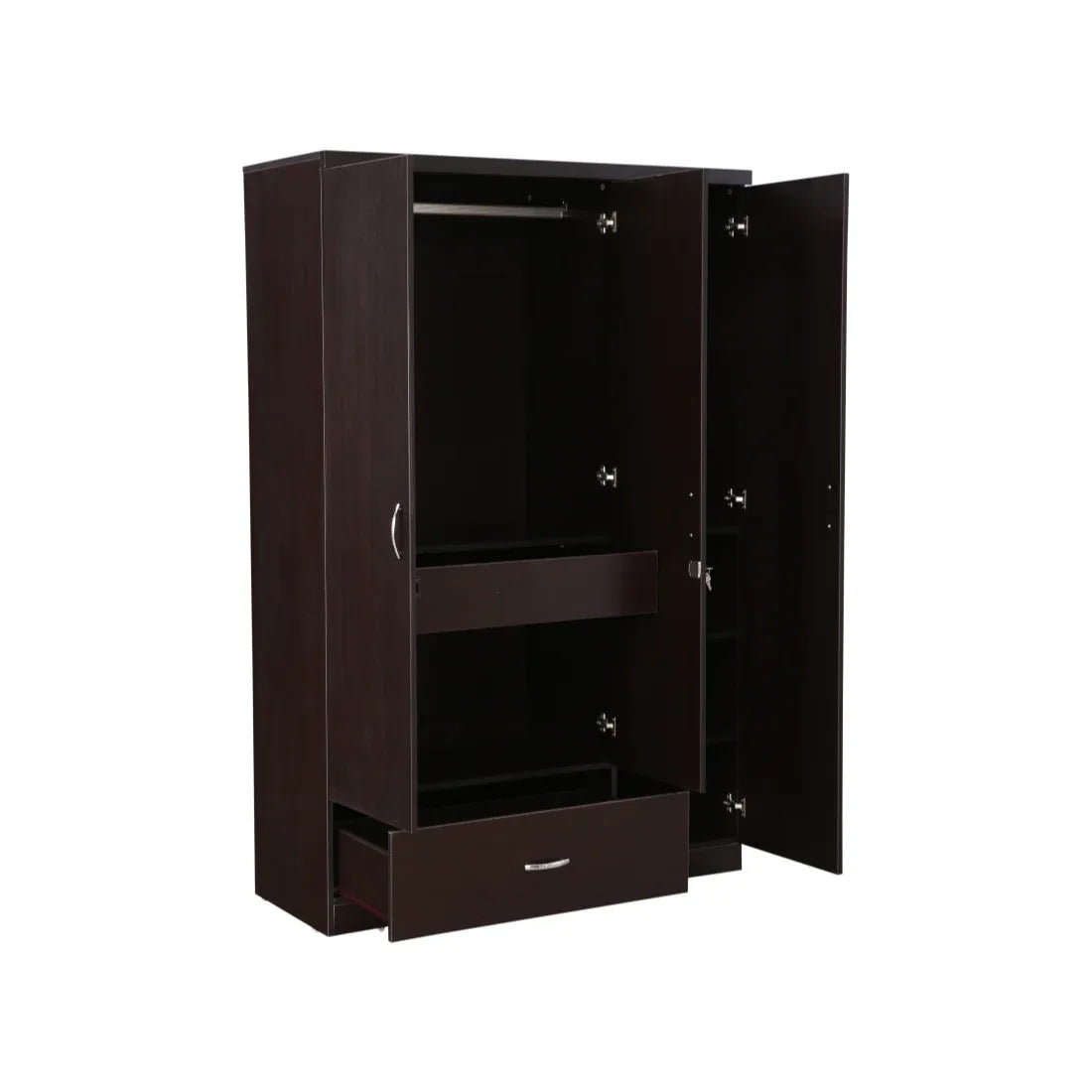Utsav Three Door Wardrobe with Mirror - HomeTown