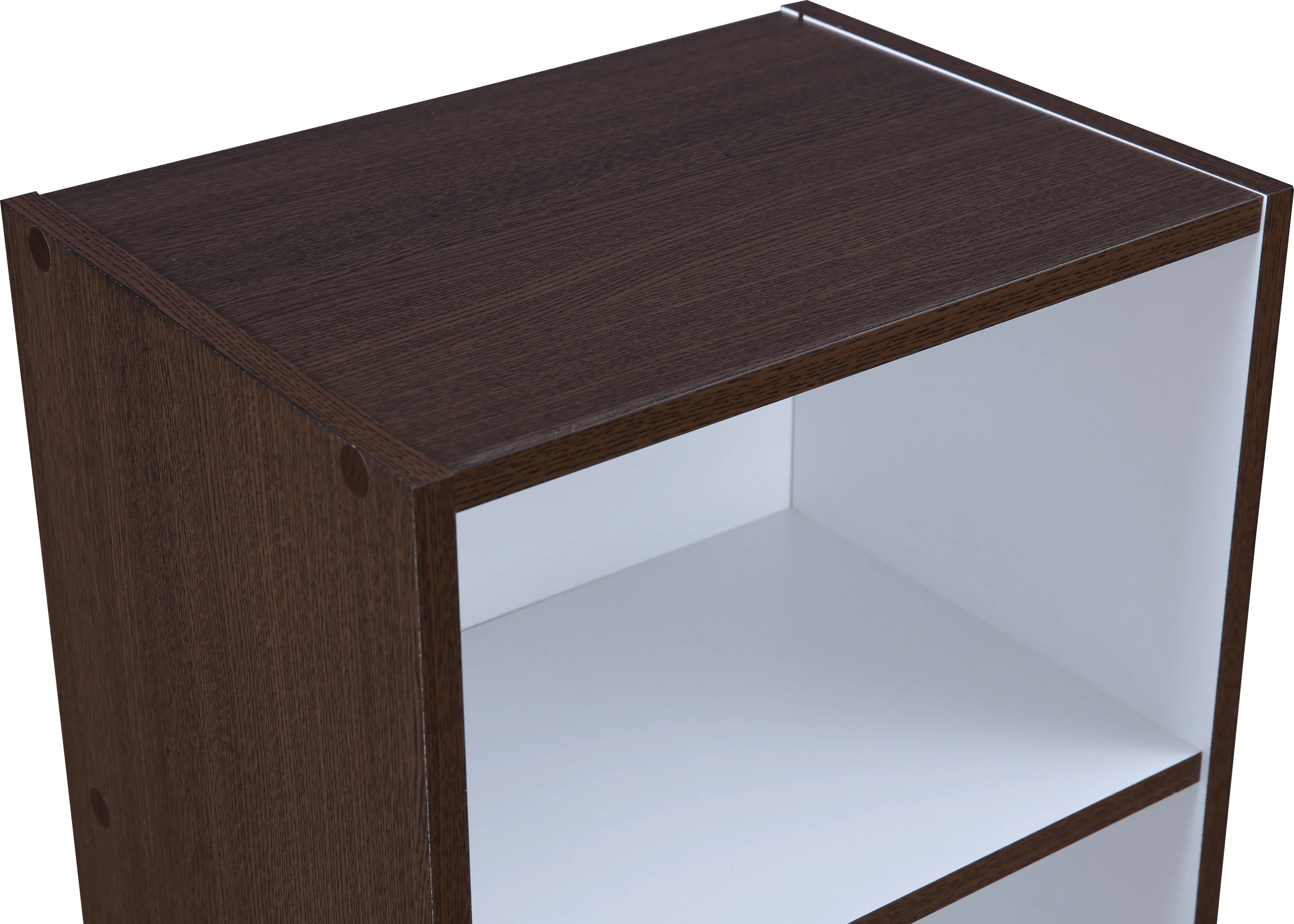 Mezzola Engineered Wood 4 Tier Bookshelf in Wenge Colour - HomeTown