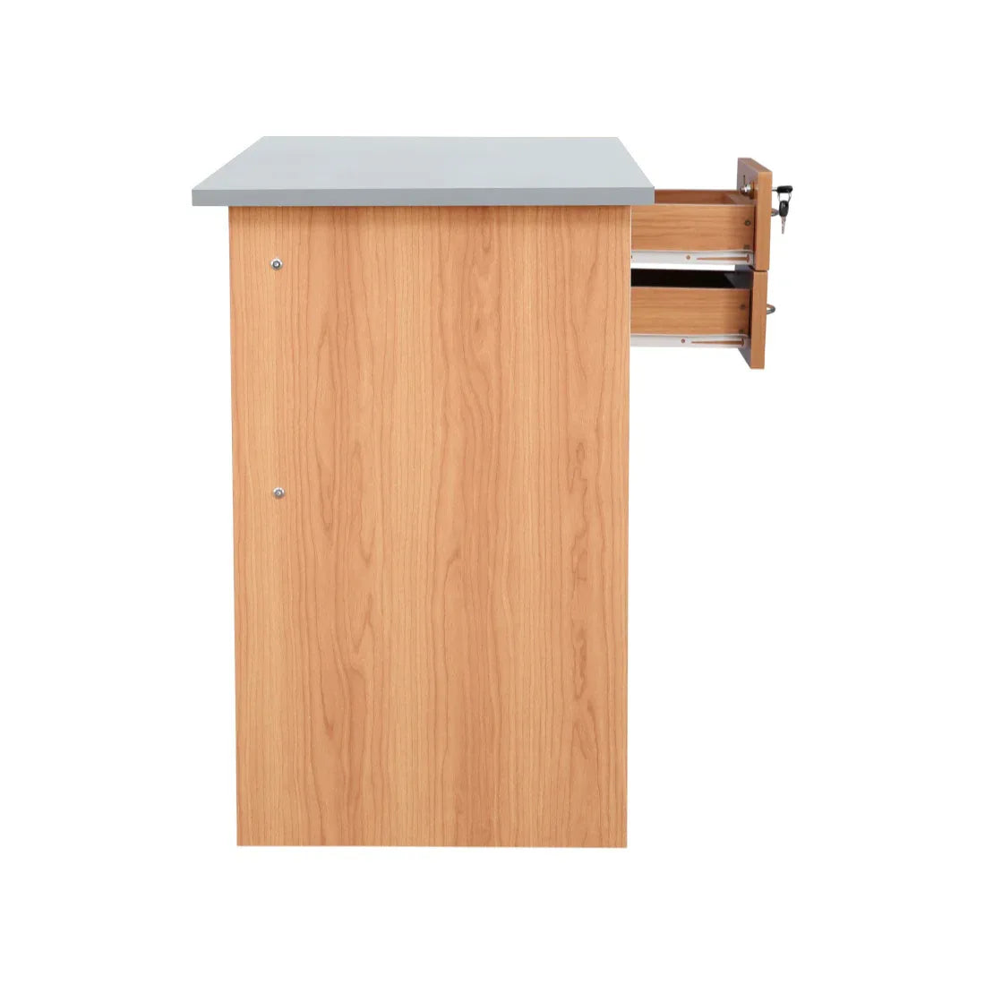 Simply Study Table in Honey + White Colour - HomeTown