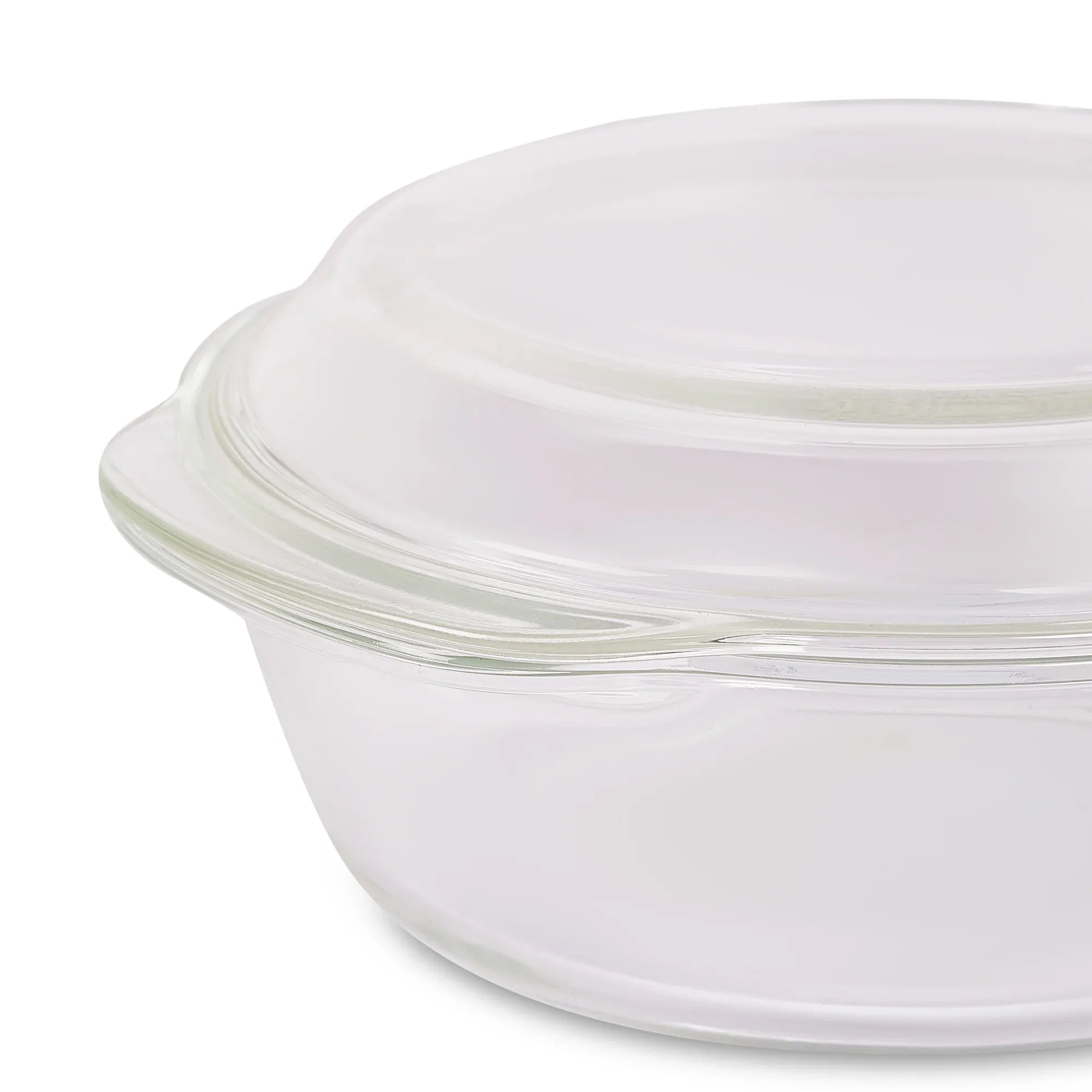 Fiesta Borosilicate Glass Casserole Set of 4 in Clear Colour - HomeTown