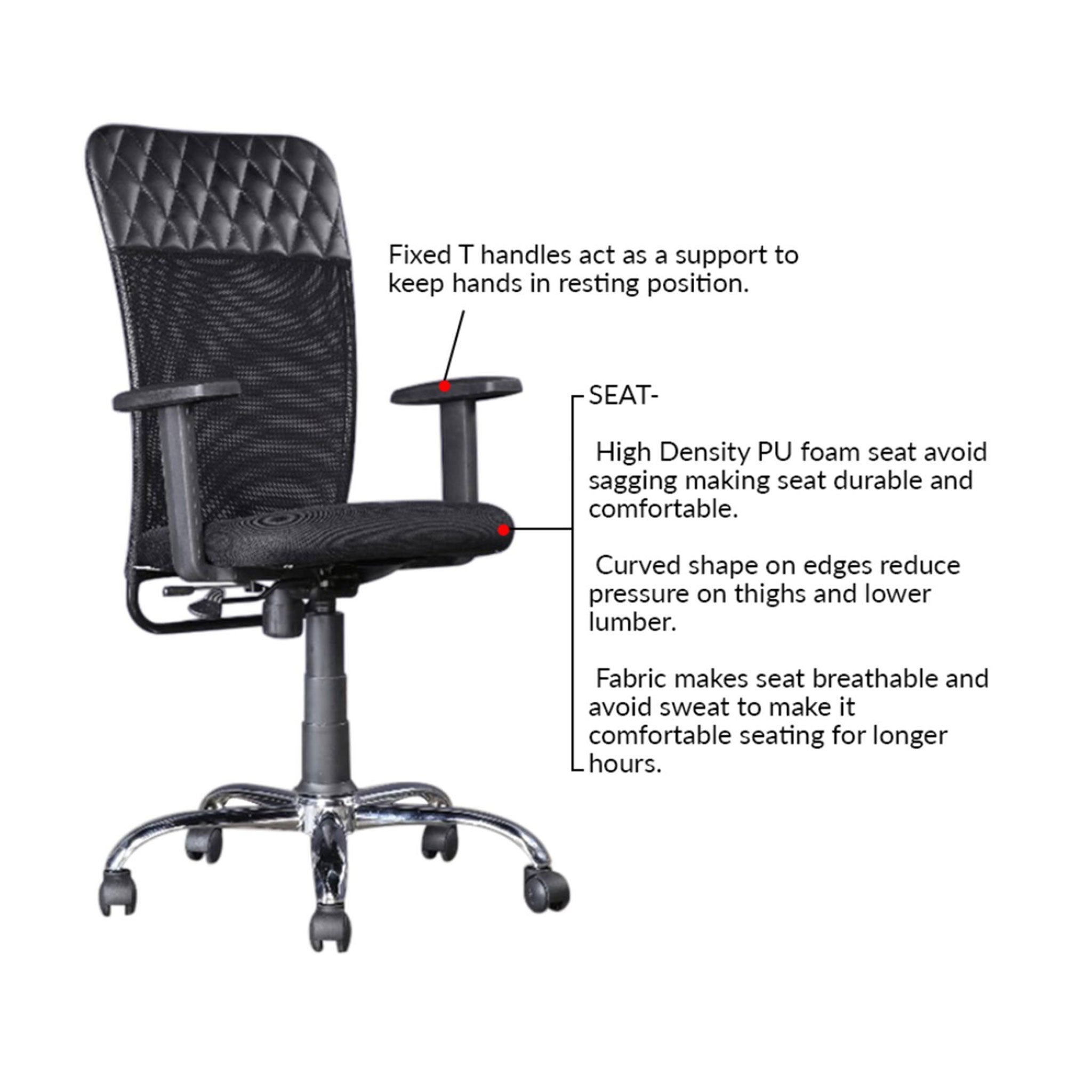 Comfora Office Chair Black