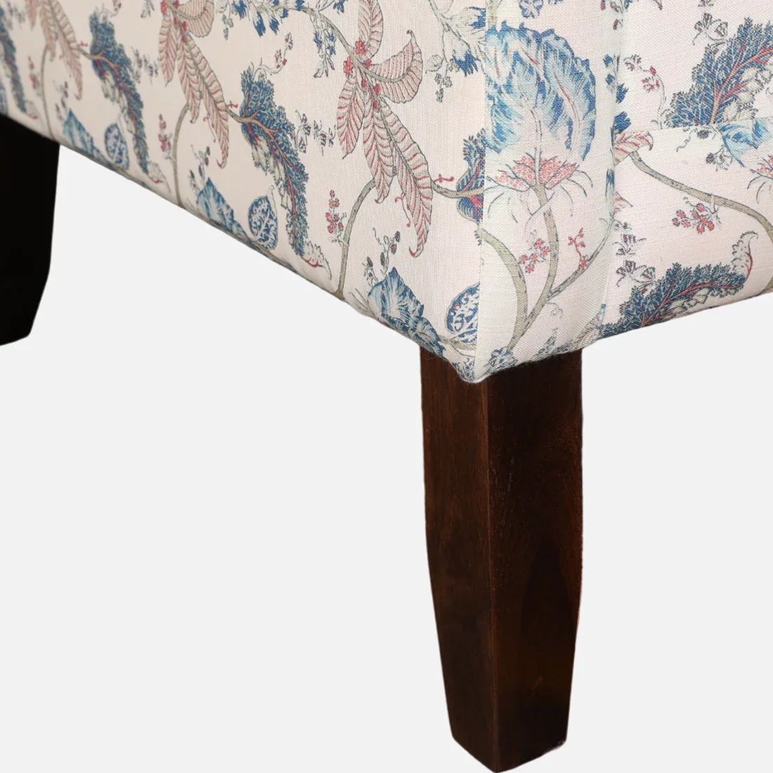 Daisy Fabric Wing Chair in Beige Colour - HomeTown