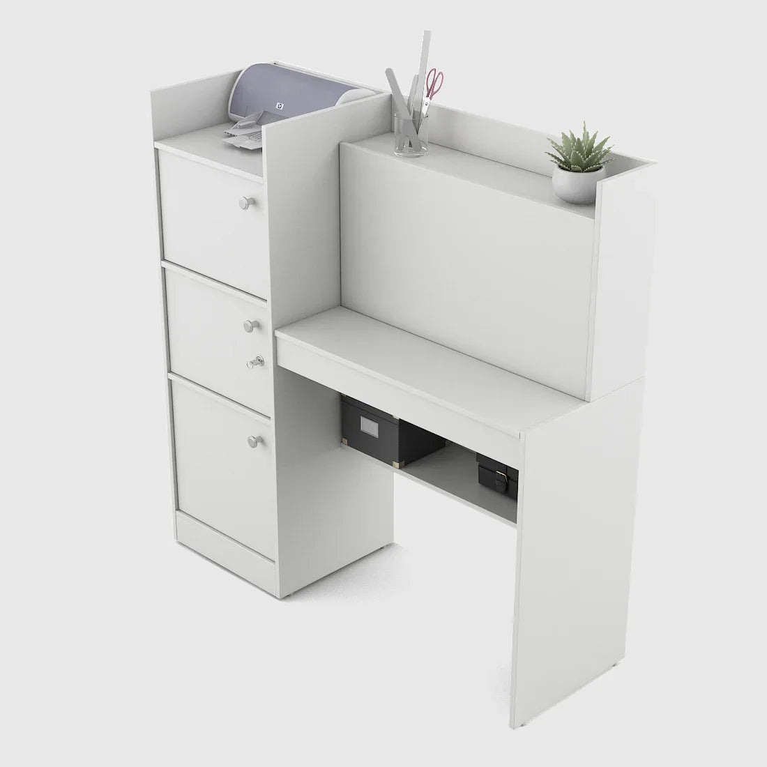 Venus Study Table in White Colour - HomeTown