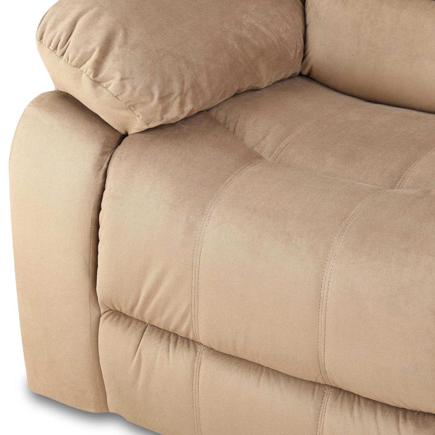 Bradford Fabric Two Seater Sofa in Beige Colour - HomeTown