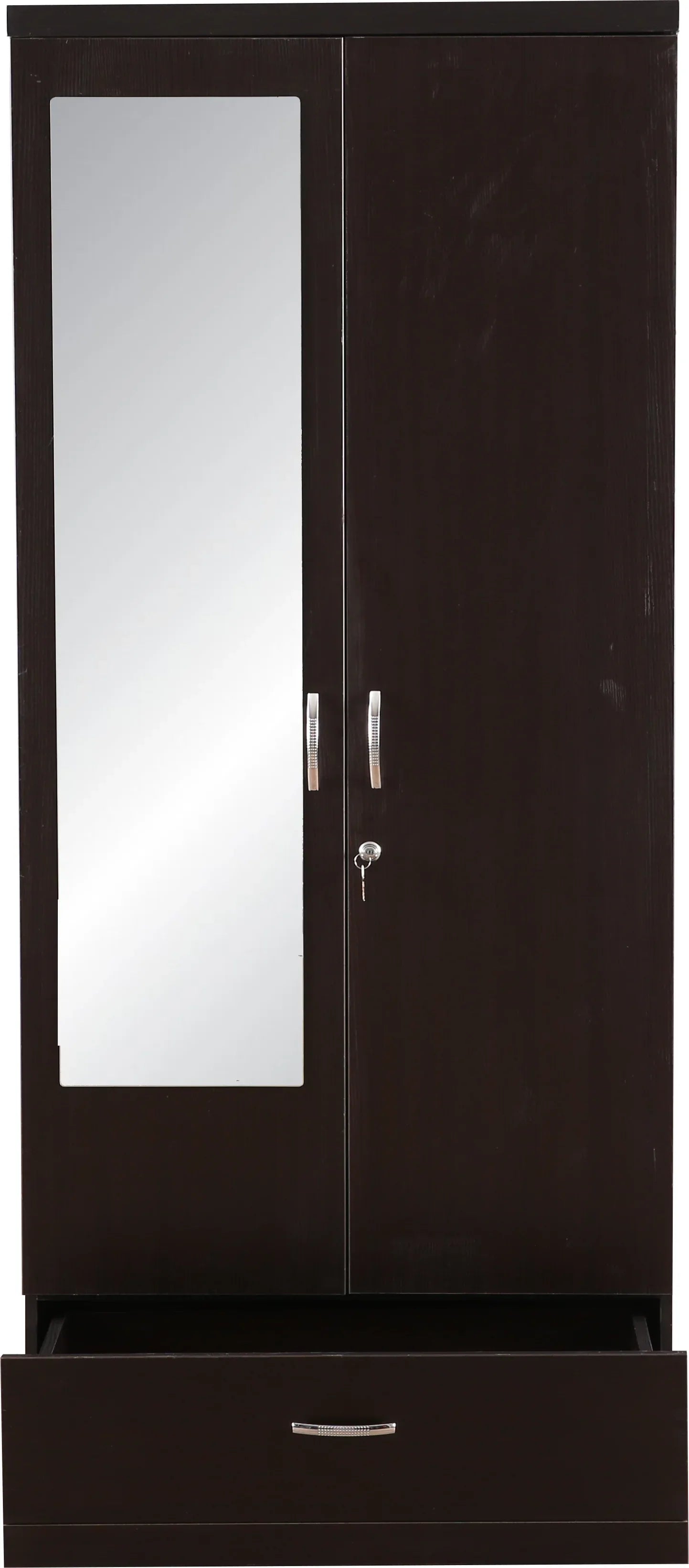 Utsav Two Door Wardrobe with Mirror - HomeTown