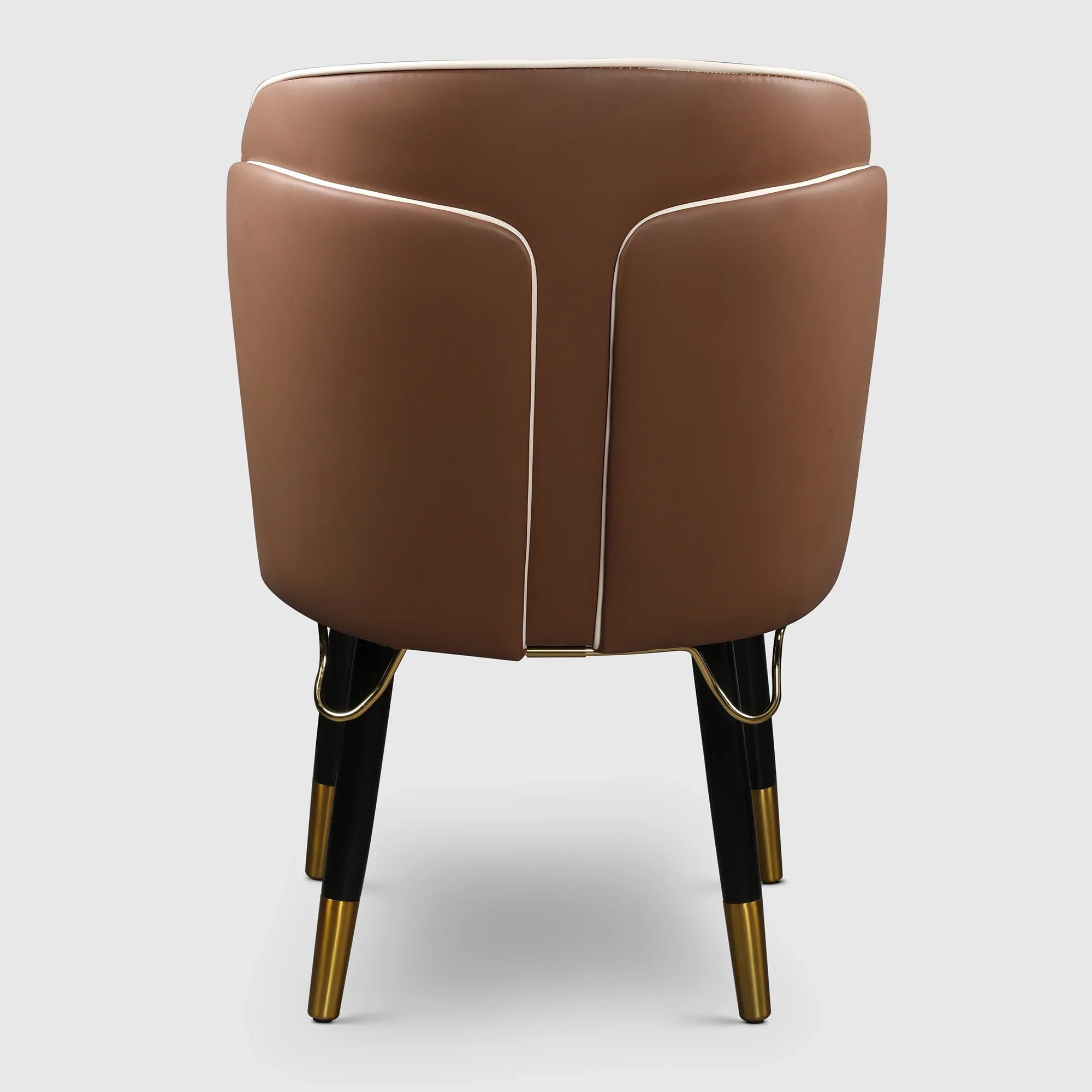 Henry Solidwood Dining Chair (Set of 2) in Beige & Gold Colour - HomeTown