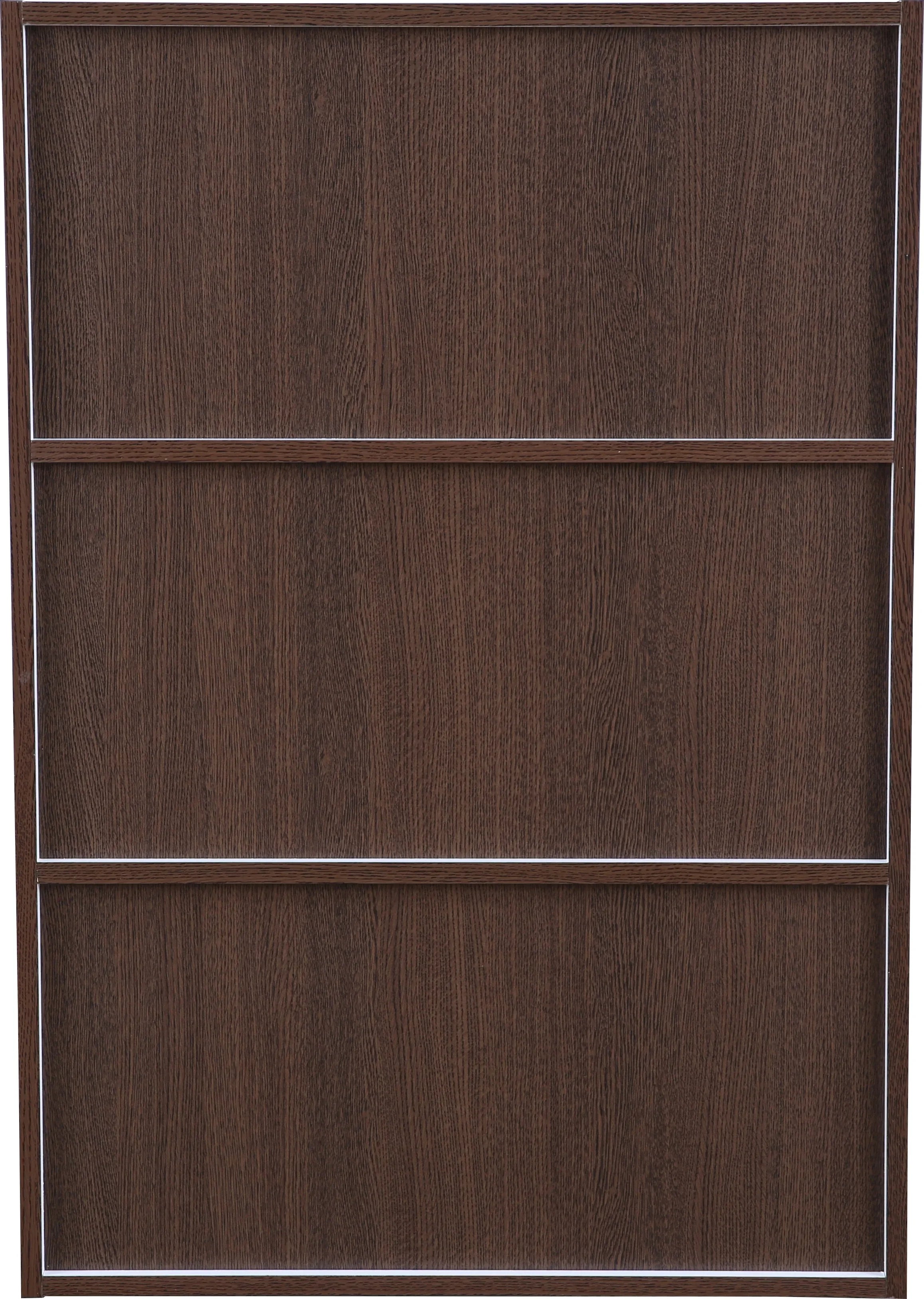 Mezzola Engineered Wood 3 Tier Bookshelf Large in Wenge Colour - HomeTown