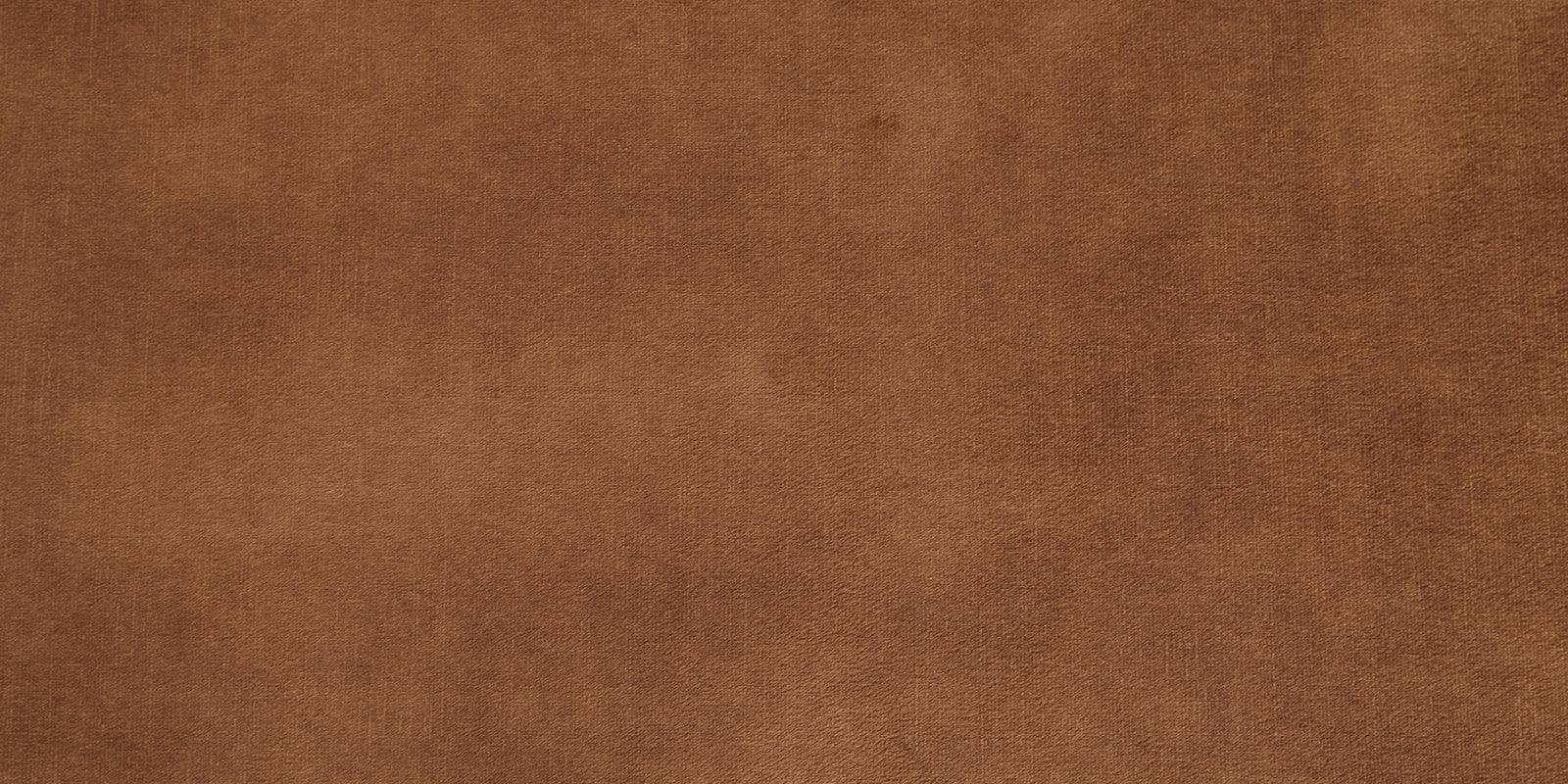 Plume Velvet Fabric Three Seater Sofa in Brown Colour - HomeTown