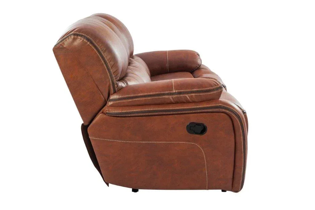 Tigris Leatherette Recliner In Brown Colour - HomeTown
