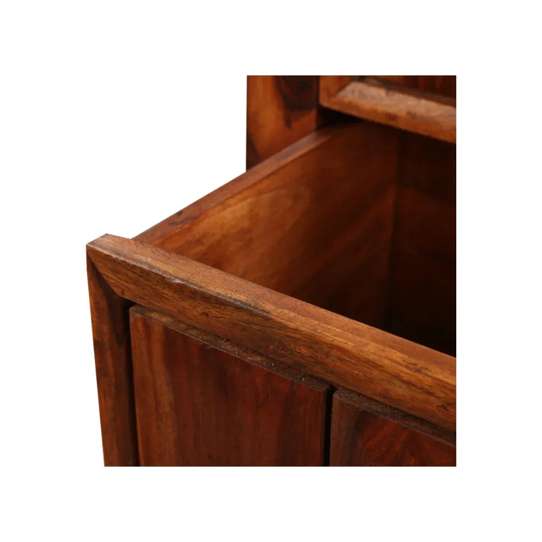 Woodrow Sheesham Wood(Rosewood) Night Stand in Honey Colour - HomeTown