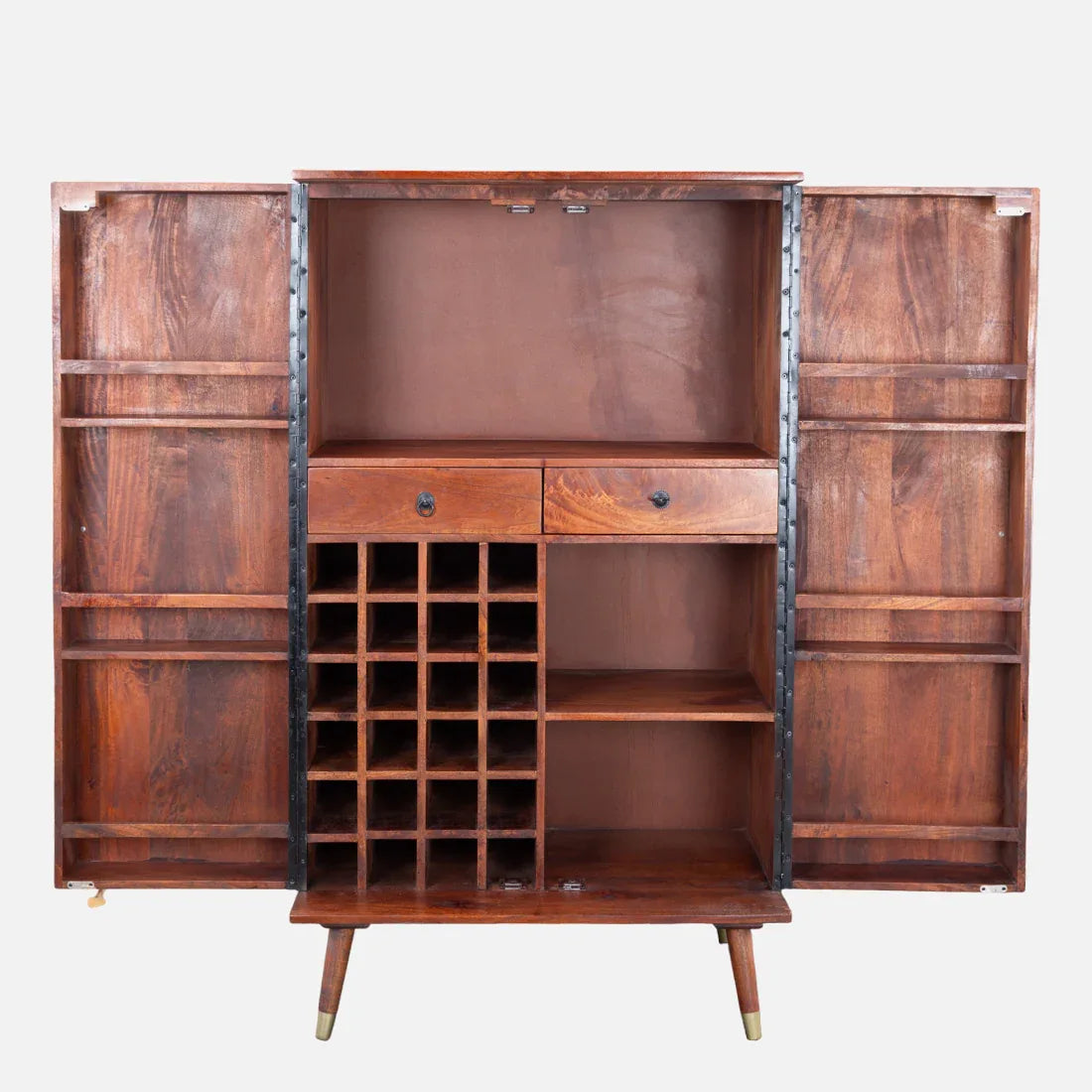 Phoolkari Bar Unit in Honey Colour - HomeTown