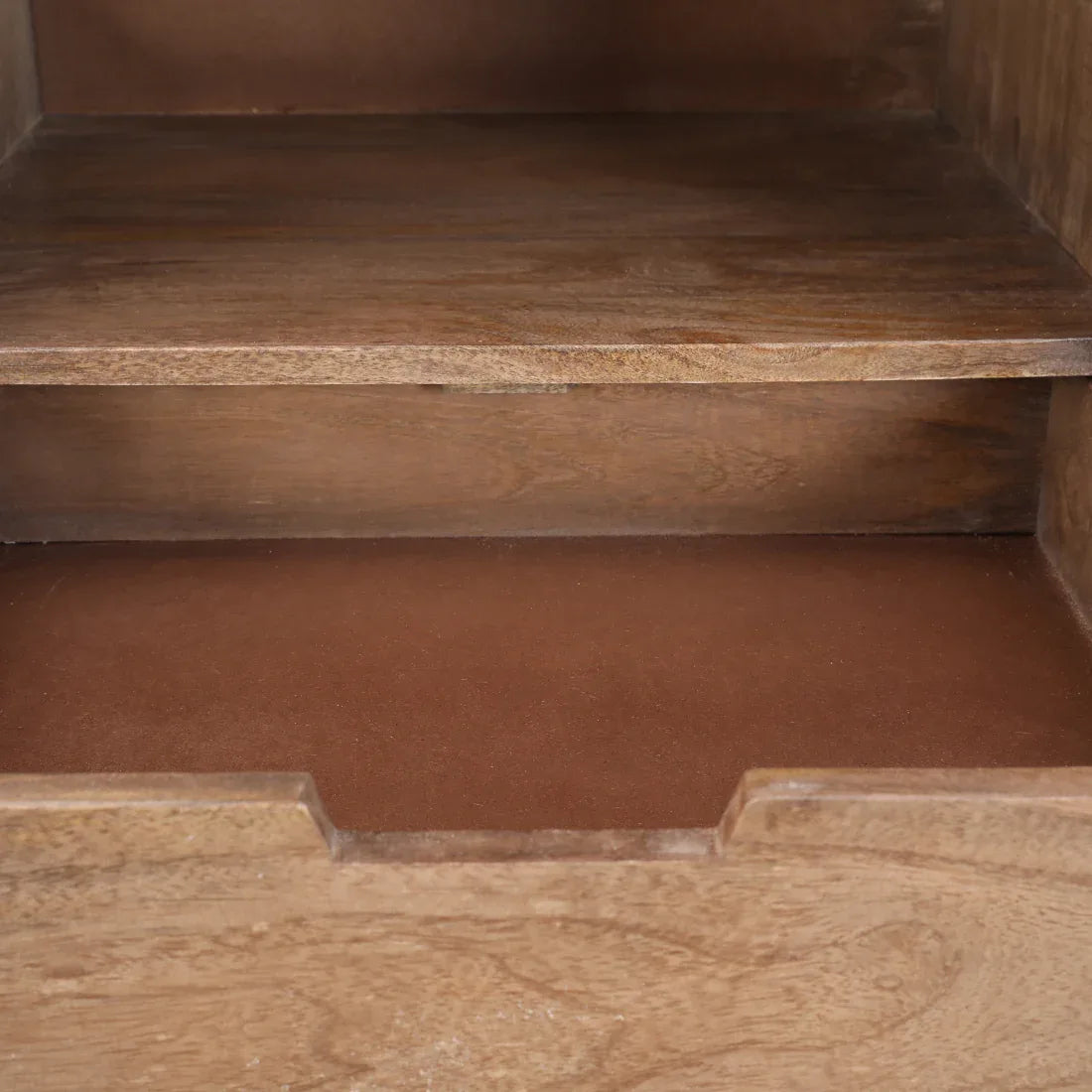 Samsara Mango Wood Bar Unit in Brown & Gold Colour - HomeTown