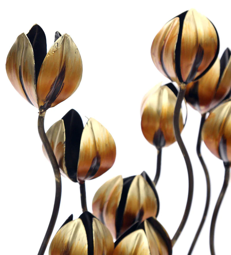 Vedas Abstract 6 Metal Table Décor - Modern Home Decor Showpiece