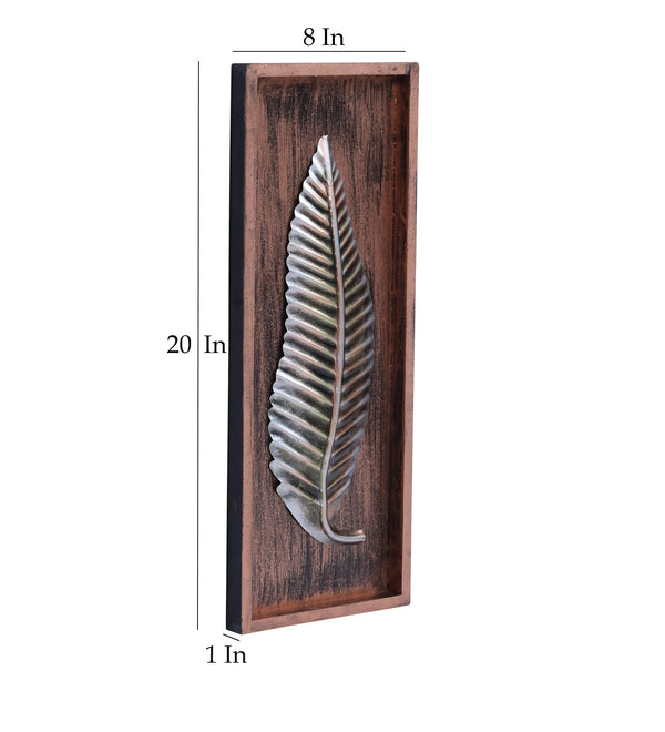 Vedas W Tide Leaf Wall Decor dimensions