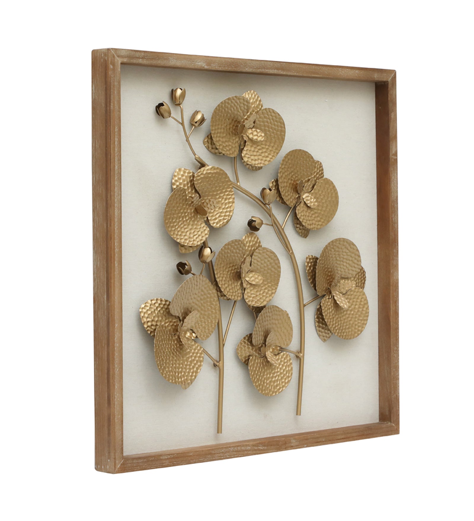 Vedas W-Golden Poppy Flower Wall Decor