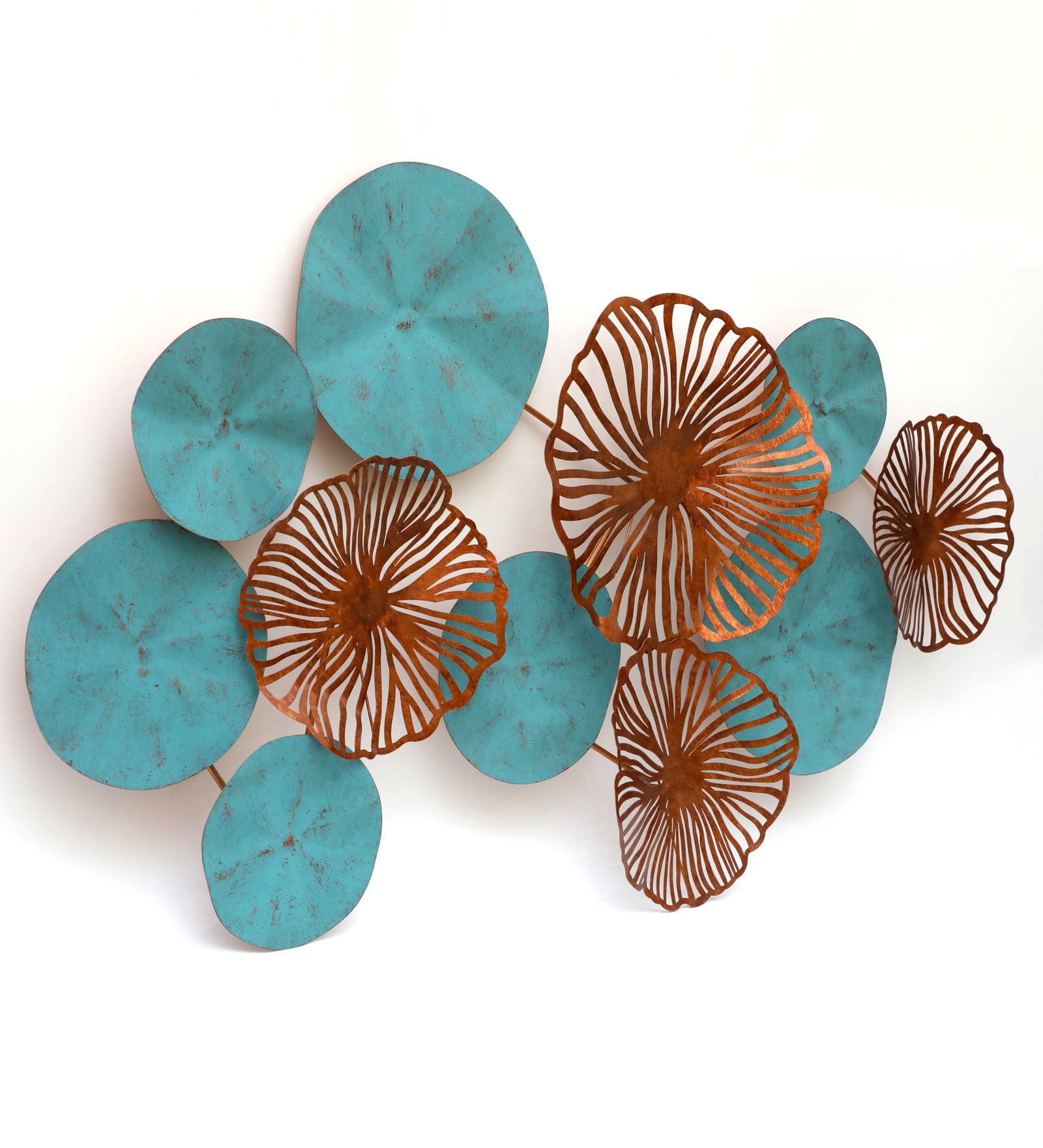 Vedas W-Blue Flower Wall Decor Led