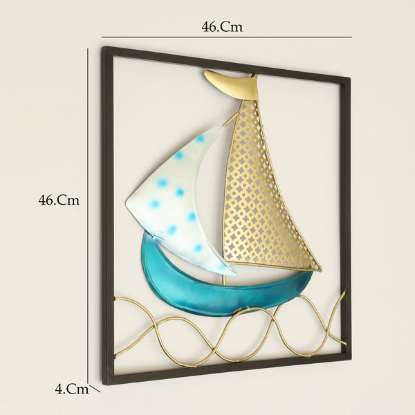 Vedas W Selena Boat Wall Decor dimensions