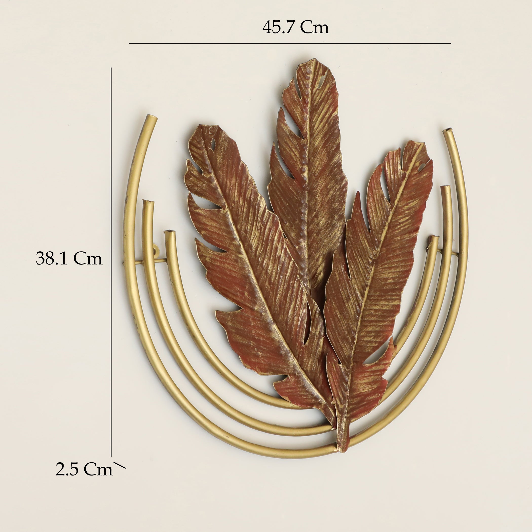 Vedas W-Greenfield Leaf Sets of 3 Wall Decor