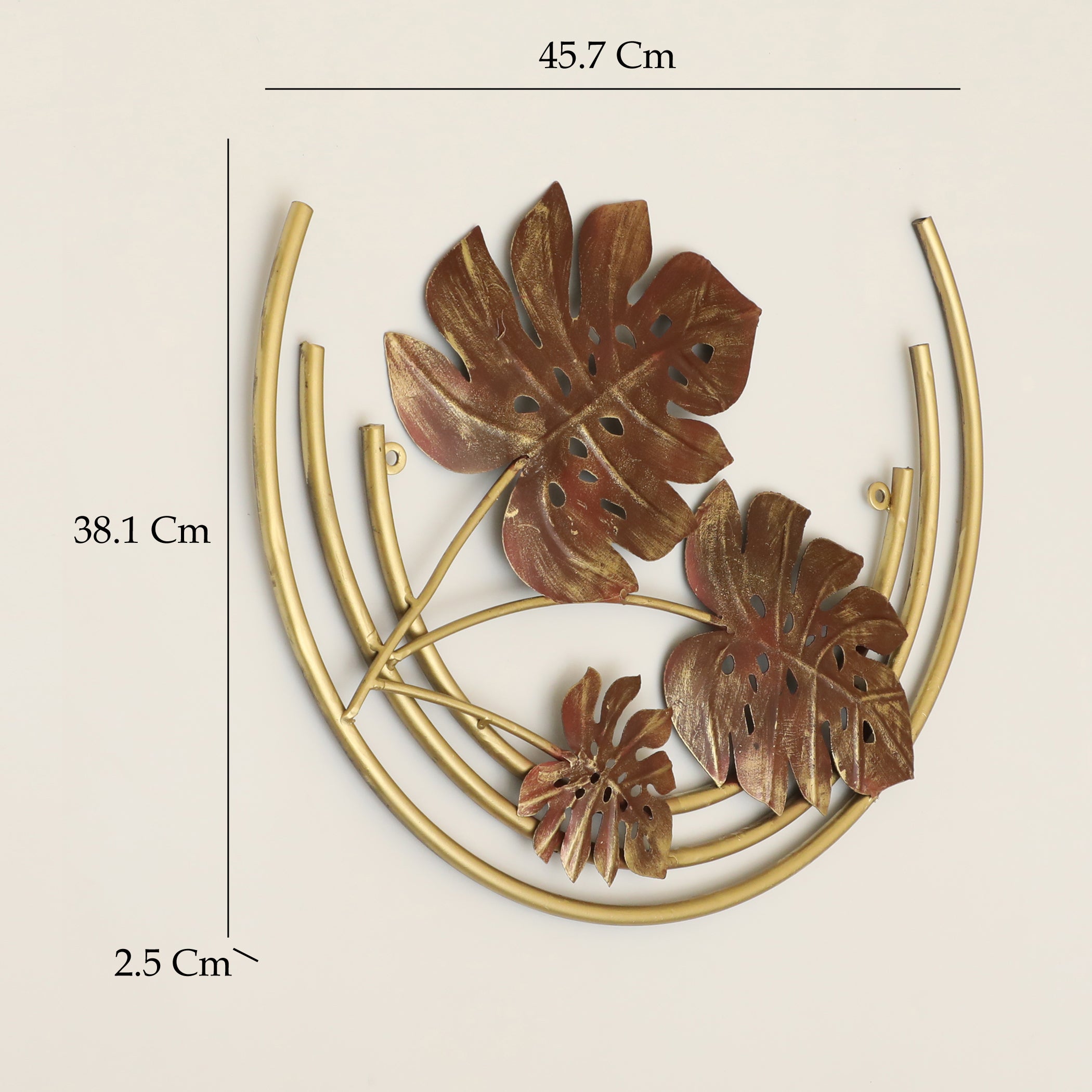 Vedas W-Greenfield Leaf Sets of 3 Wall Decor