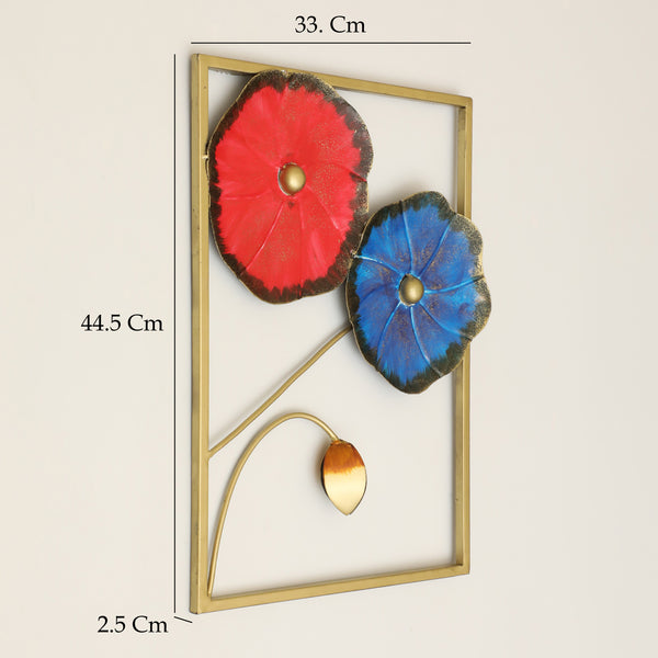 Vedas W Pori Flowers Wall Decor dimensions