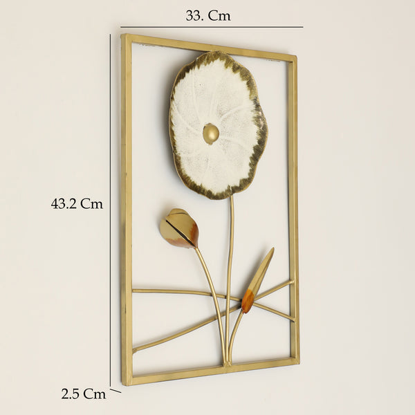 Vedas W Gozo Flower Wall Decor dimensions