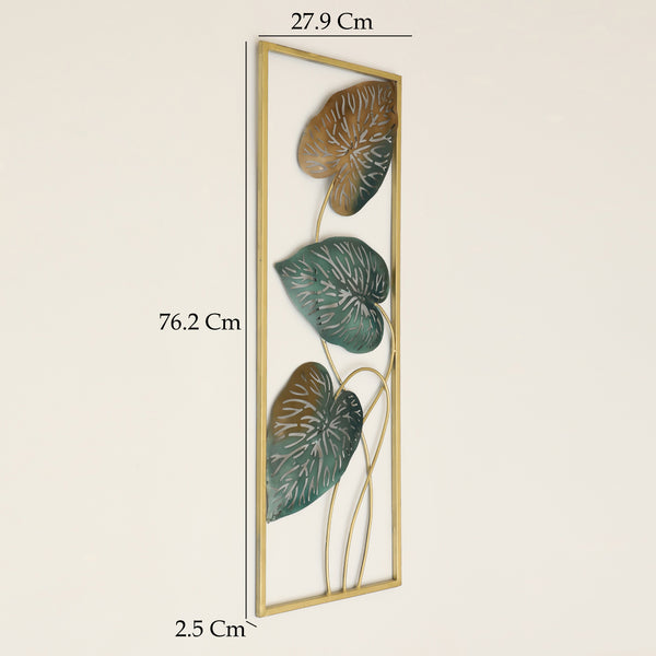 Vedas W Ellena 3 Leaf Wall Decor dimensions