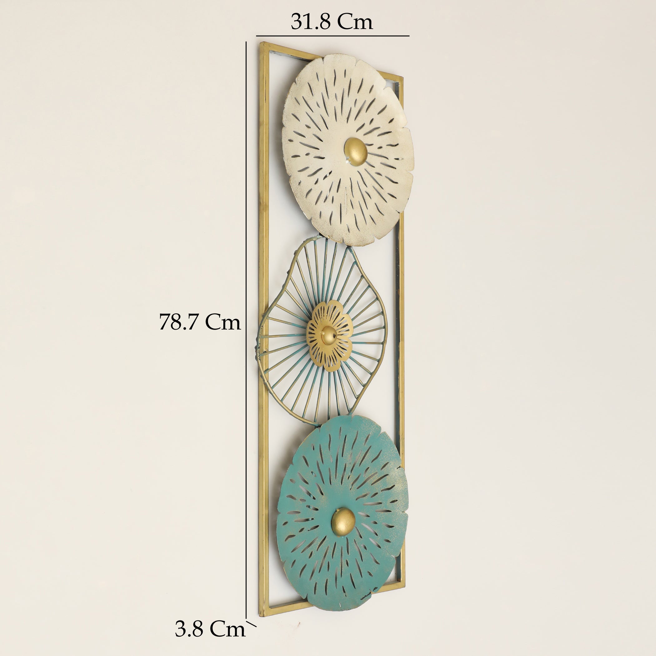 Vedas W-Lexy Triple Flowerr Wall Decor