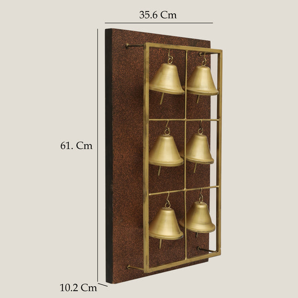 Vedas W Navya Bell Panel Wall Decor dimensions