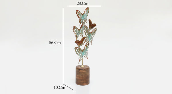 Vedas F Derek Buterfly Table Decor dimensions