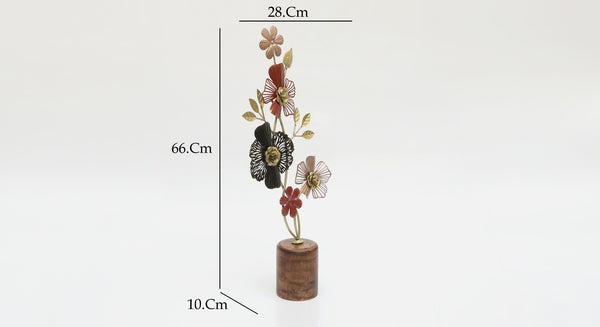 Vedas F Knightsbridge Flower Table Decor dimensions