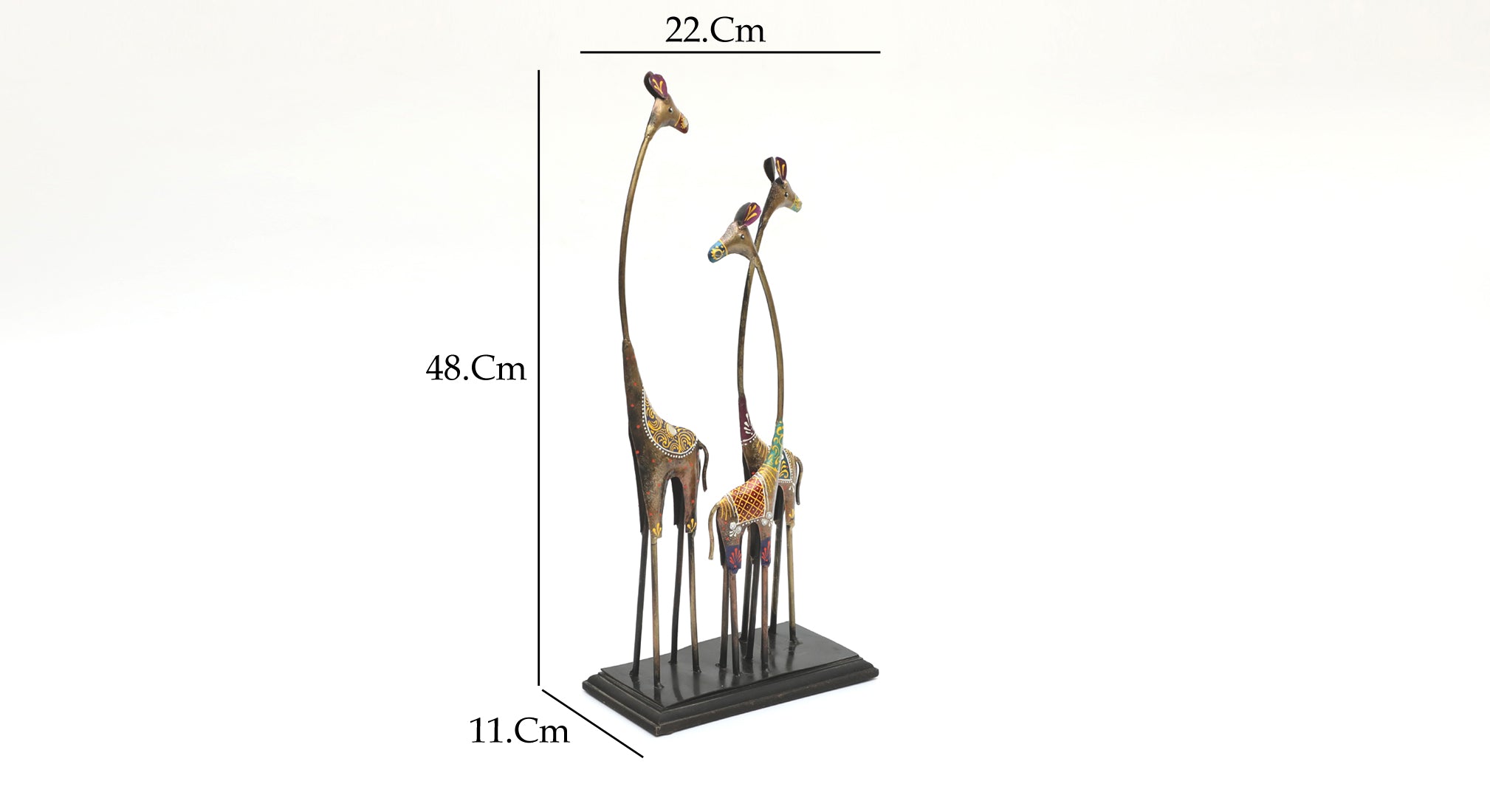 Vedas F-Goldie Giraffe Table Decor/1