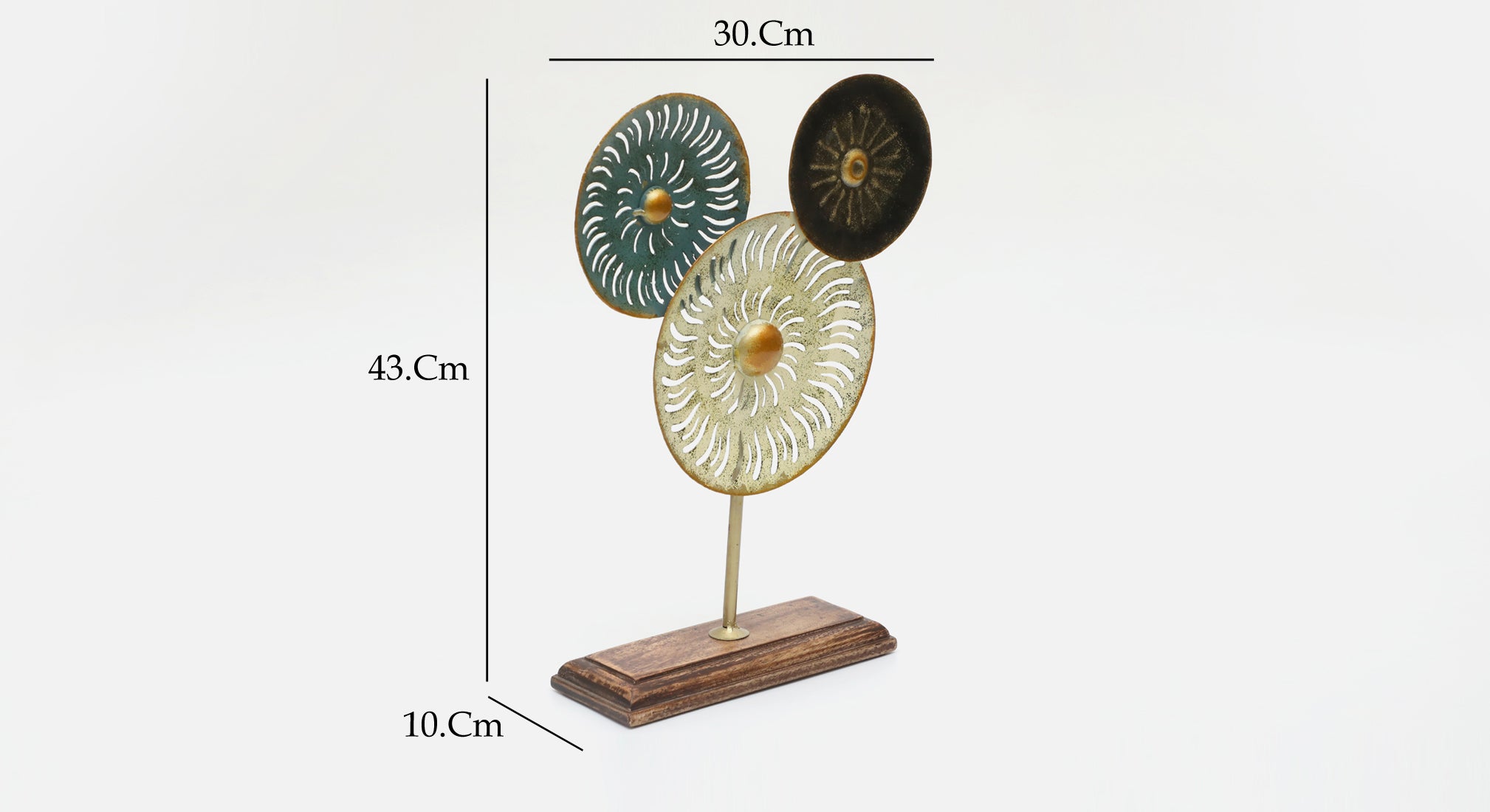 Vedas F-Lofty 3 Circle Table Decor